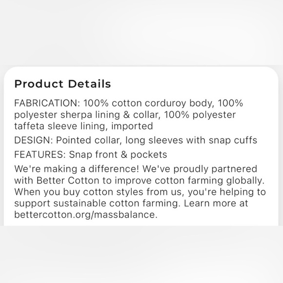 PINK GIRLS - LINED CORDUROY JACKET - Picture 5 of 5